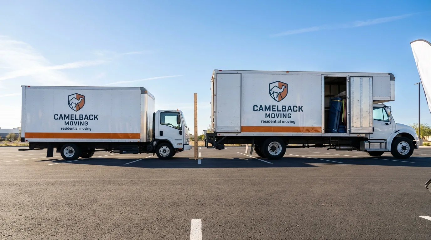 Moving truck size capacity guide in Kulpmont